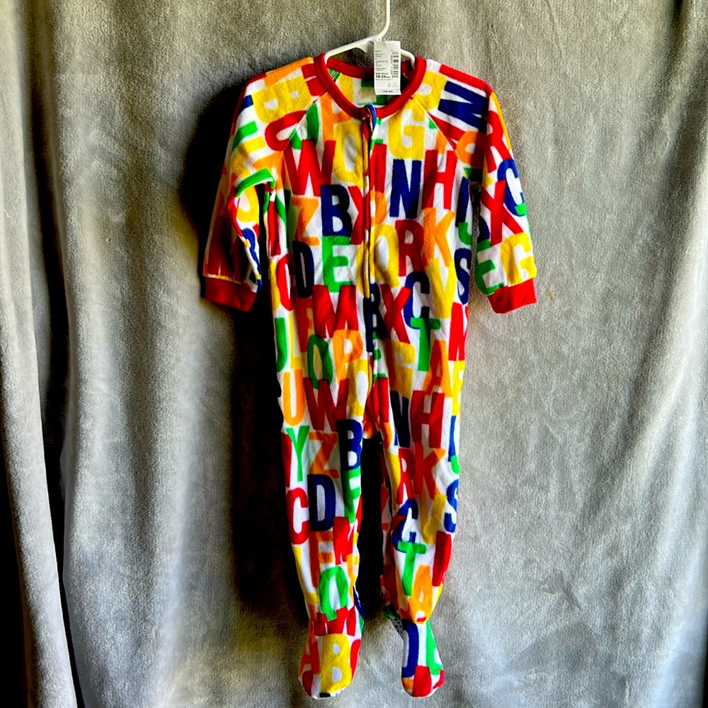 Children’s place fleece footie pajamas